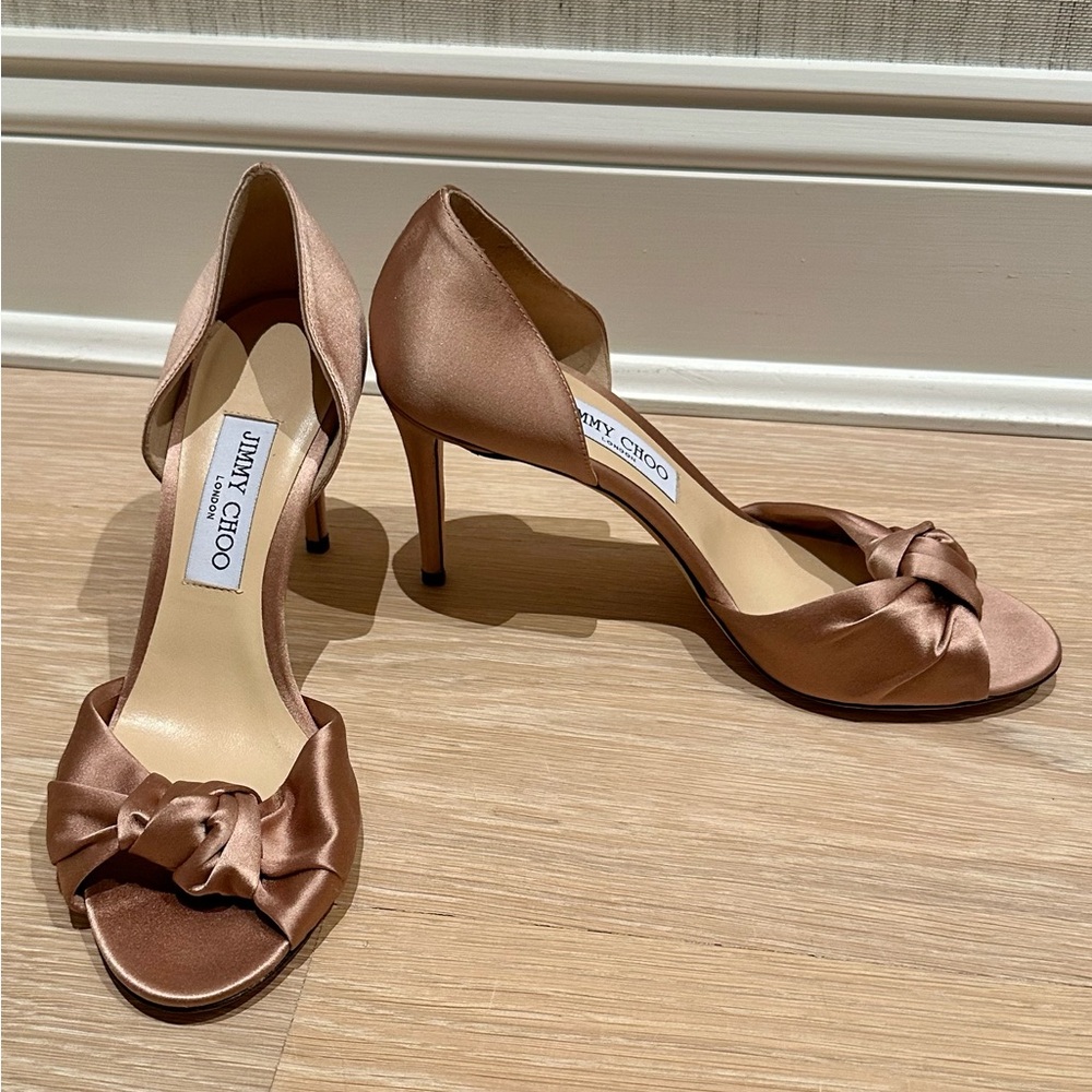 Jimmy Choo Kitty 85 - tea rose color, size 39 (9) - NEVER WORN!